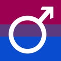 Bisexuality sign Royalty Free Stock Photo