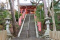 Bishamondo Temple in Yamashina, Kyoto, Japan. The Temple originally built in 703 Royalty Free Stock Photo