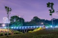 Bishan Park Bridge Royalty Free Stock Photo