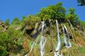 Bisheh waterfall in Zagros forests of Lorestan , Iran Royalty Free Stock Photo