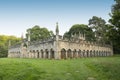 Bishop, Auckland, U.K. 27 July, 2021. Bishop Auckland old castle building. North of United Kingdom, popular town to visit