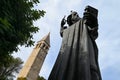 Bishop Grgur Ninski statue in Split city Royalty Free Stock Photo