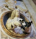 Bishop with laurel crown in Siena Cathedral