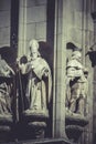 Bishop sculpture, toledo cathedral, spain