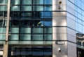 Bishopsgate in the City of London, UK with street sign