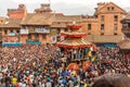 Bisket Jatra celebrations in Bhaktapur, Nepal