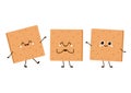 Biscuit, cookie color vector character. Element of kitchen for illustration.