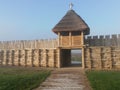 Biskupin - reconstructed bronze age settlement, Poland