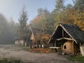 Biskupin - reconstructed bronze age settlement, Poland