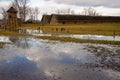 Biskupin - old Polish village.