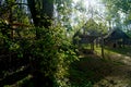 Poland: Biskupin ancient celts wooden cottage