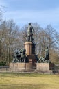 Bismarck Memorial in the Tiergarten, the largest urban park of Berlin, Germany Royalty Free Stock Photo