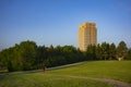 The 21-story Art Deco North Dakota State Capitol in Bismarck Royalty Free Stock Photo