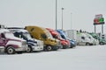 Winter storm forced closing of interstate 94 to all travel.