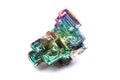 Bismuth (bismuthium) metal Royalty Free Stock Photo