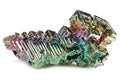 Bismuth crystal Royalty Free Stock Photo