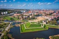 Bison bastion, 17th-century fortifications of GdaÃâsk after renovation. Poland Royalty Free Stock Photo