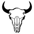 Bison vector eps illustration by crafteroks Royalty Free Stock Photo