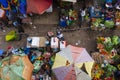 Vendors selling fruits and vegetables at the Bandim Market, in the city of Bissau