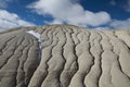 Bisti Badlands Wilderness Area in winter, New Mexico, USA Royalty Free Stock Photo