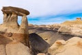 Bisti/De-Na-Zin Wilderness Area, New Mexico Royalty Free Stock Photo