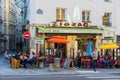 Bistro in the Quartier Latin, Paris, France Royalty Free Stock Photo