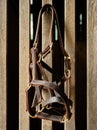 Bit and Bridle Hang On Horse Stable Royalty Free Stock Photo