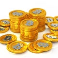 Bit coin Royalty Free Stock Photo