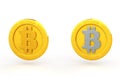Bit coin Royalty Free Stock Photo