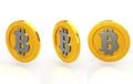 Bit coins Royalty Free Stock Photo