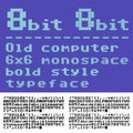 8 bit font