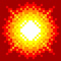 8-Bit Pixel-art Explosion