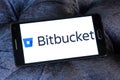 Bitbucket software logo Royalty Free Stock Photo