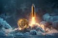 Bitcoin Blastoff: Cryptocurrency Rocketing into the Stratosphere