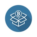 Bitcoin Block Reward Icon.