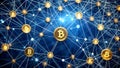 Bitcoin Blockchain Network: A Symphony of Nodes and Connections AI Generated