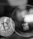 Bitcoin and the bubble as an abstract symbol of the risks of a d
