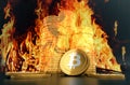 Bitcoin buring in Bonfire