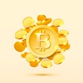 Bitcoin cash golden coin.