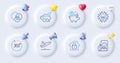 Bitcoin coin, 360 degrees and Cyber attack line icons. For web app, printing. Vector