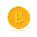 Bitcoin coin icon