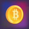 Bitcoin concept Digital money