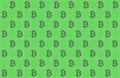 Bitcoin cryptocurrency green background
