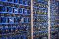 Bitcoin cryptocurrency mining farm