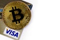 bitcoin cryptocurrency with Visa credit card