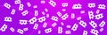 Bitcoin Cryptocurrency Website Header on Purple Pink  Gradient Royalty Free Stock Photo