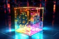 Bitcoin Cube of blockchain blocks