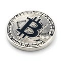 Bitcoin design isolated on white background