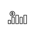 Bitcoin Evolution icon vector set collection for web Royalty Free Stock Photo