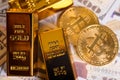 Bitcoin gains value from gold, which appreciated in investment markets